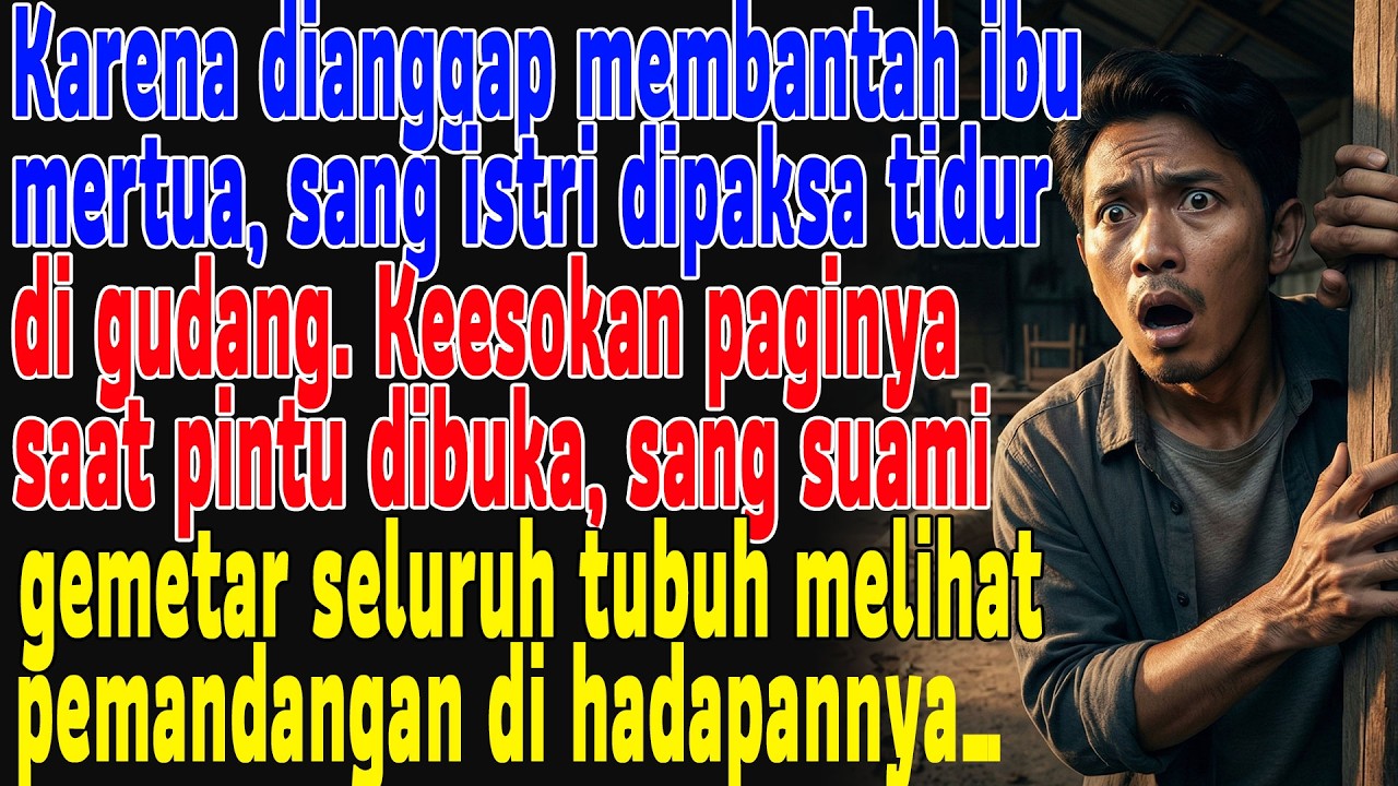 Demi Turuti Mertua, Suami Siksa Istri di Gudang Saat Lebaran!Paginya Ia Menjerit Lihat Kenyataan Ini