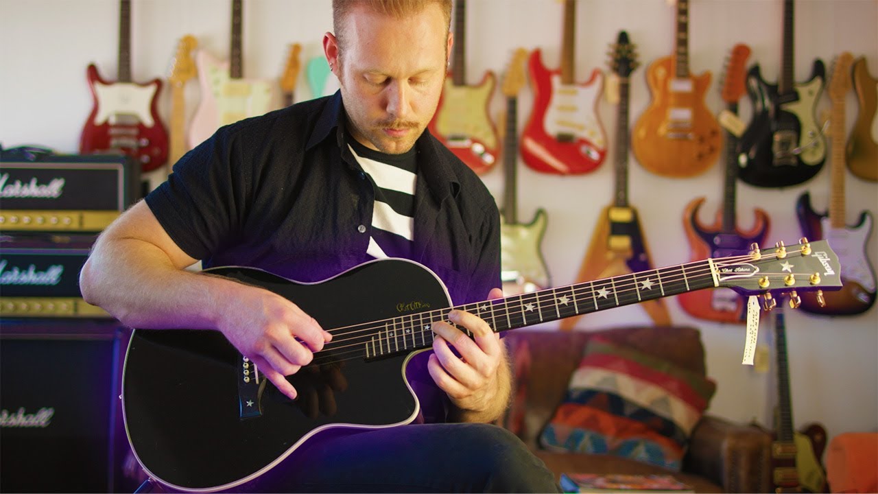 Powerful Electric Acoustic Tone from this 1998 Gibson Chet Atkins SST