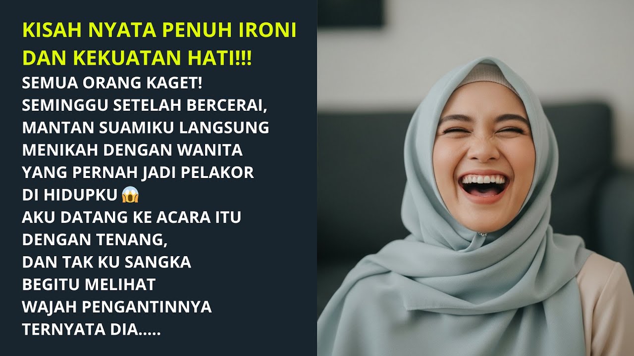 MANTAN SUAMI NIKAH SAMA PELAKOR, TAPI AKU MALAH TERTAWA SAAT TAHU SIAPA ISTRINYA😅