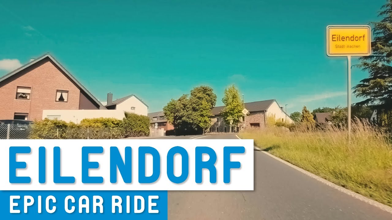 Aachen Eilendorf 🇩🇪 - Epic Car Ride - Rundfahrt mit dem Auto - Driving Tour - AIX WALKER