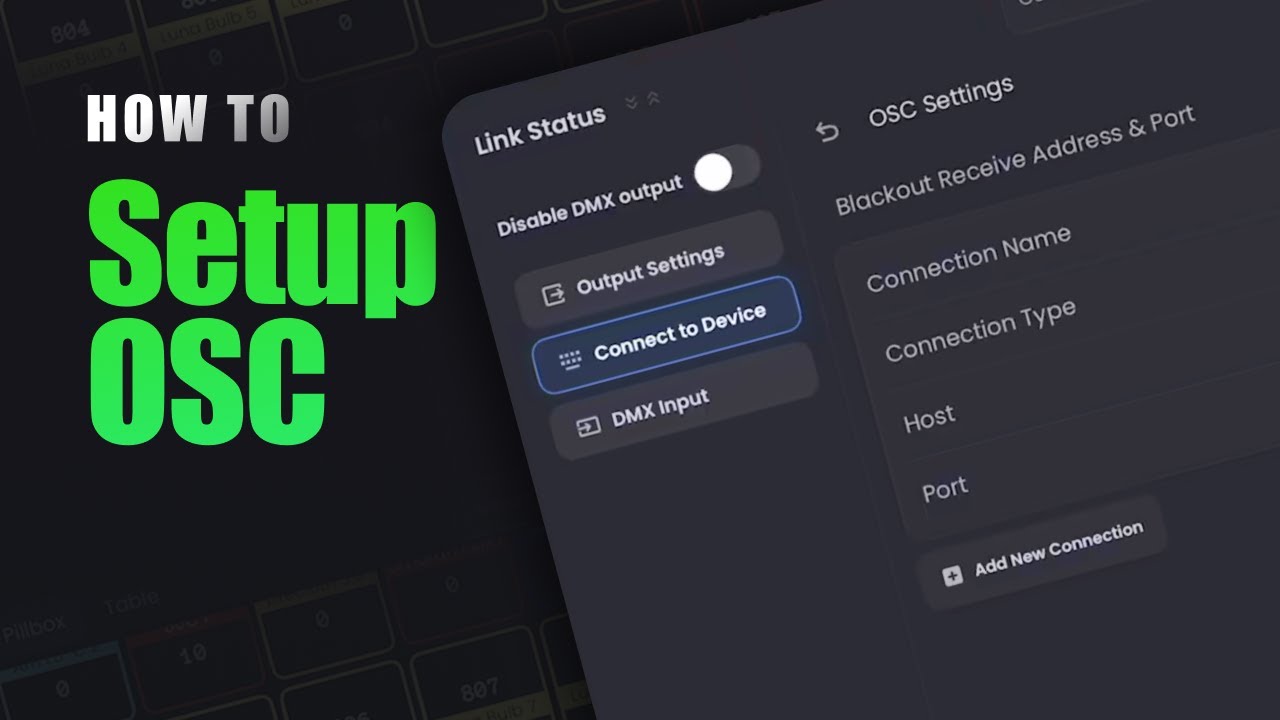 Control Blackout with OSC