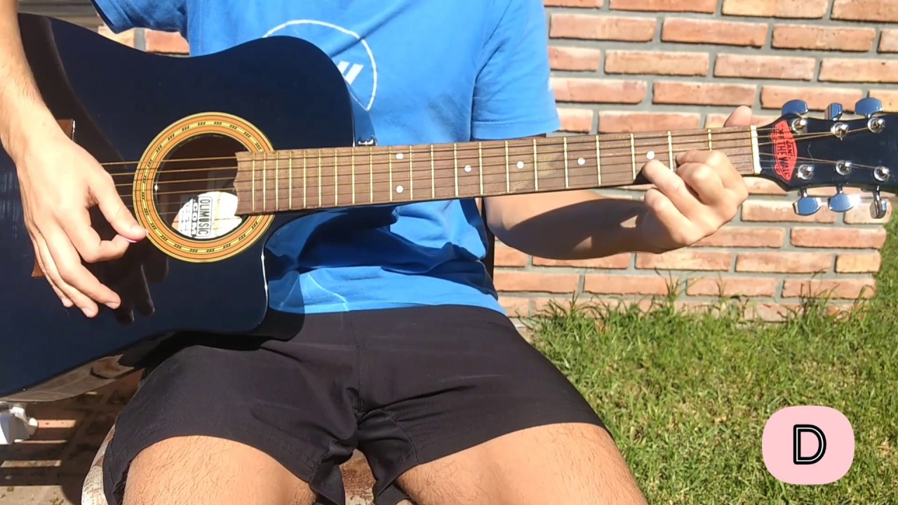 Como tocar ADMV de Maluma en guitarra