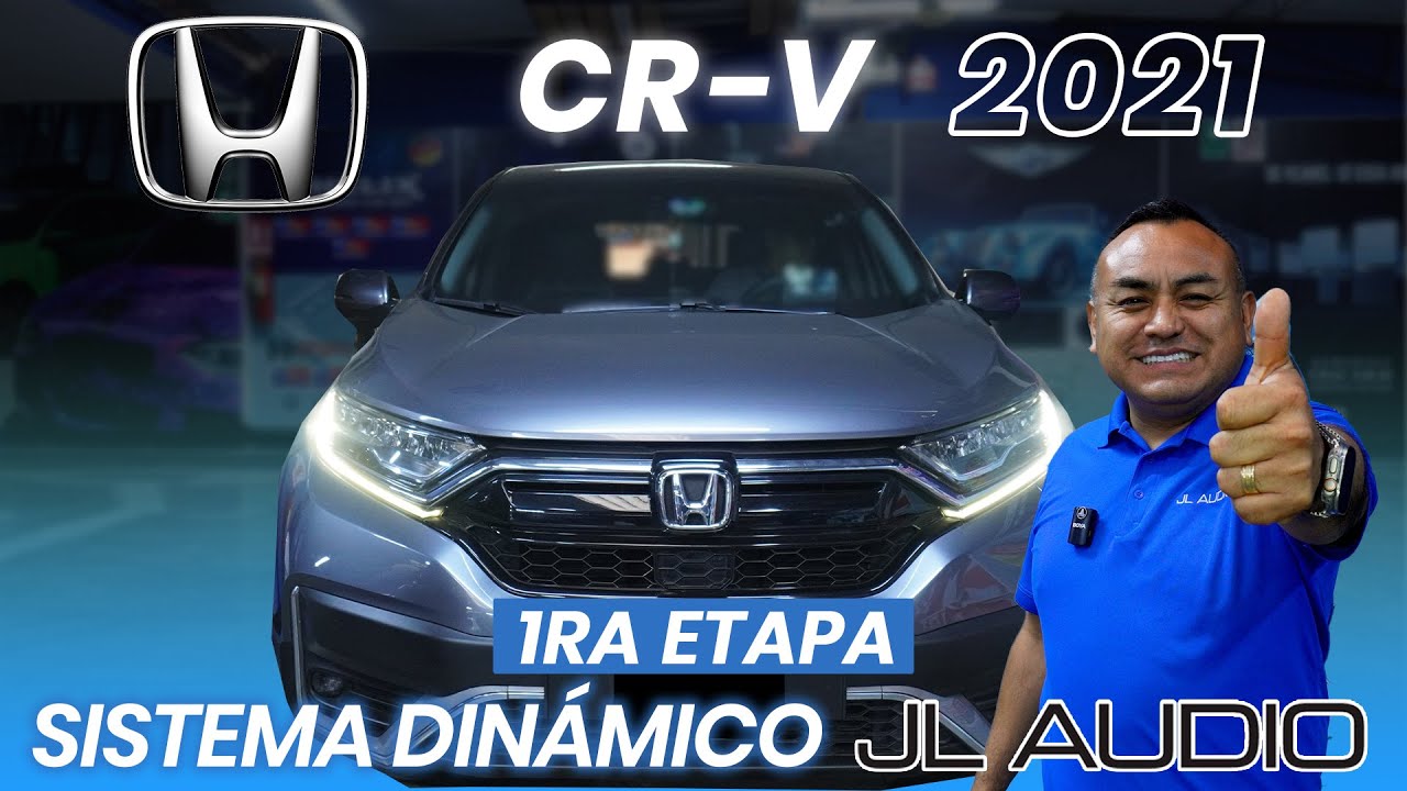 HONDA CR V 2021 SISTEMA DINÁMICO JL AUDIO C2.