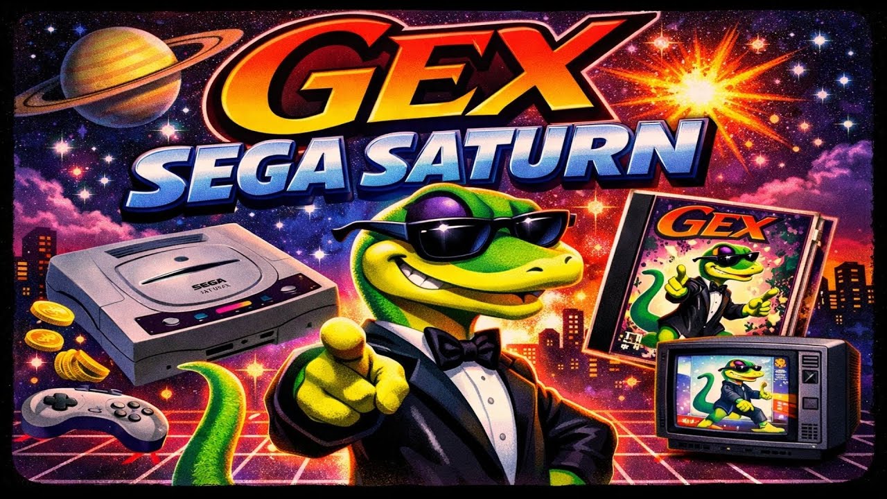SEGA SATURN - GEX 1995 [PARTE 02]
