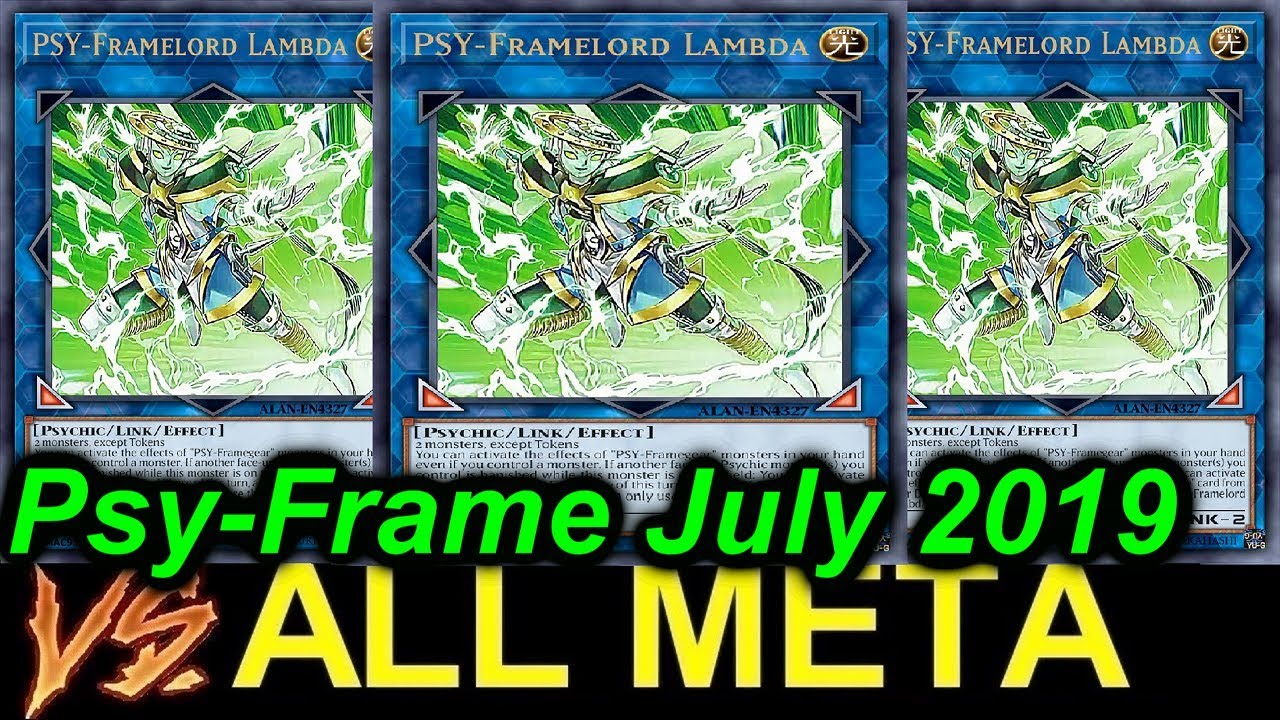 【YGOPRO】PSY-FRAME VS ALL META JULY 2019