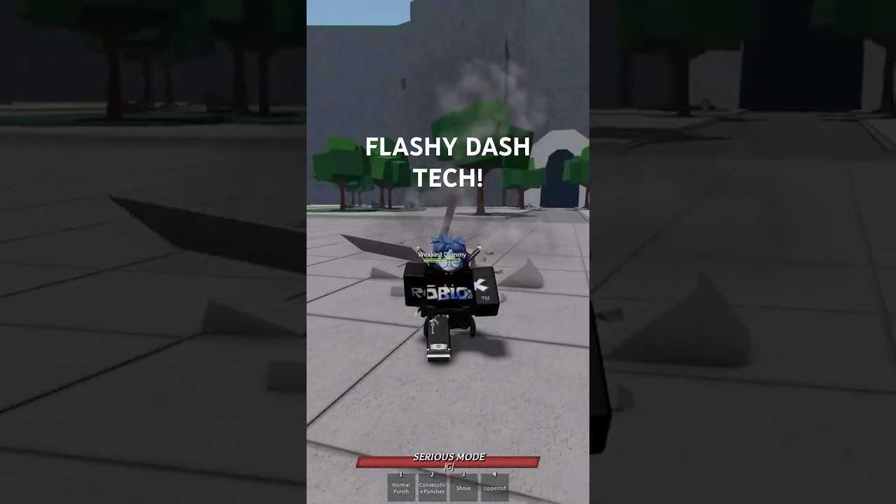 FLASHY DASH TECH TUTORIAL! | The Strongest Battlegrounds