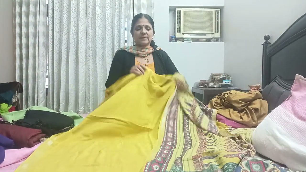 Pure khadi lelan ke kapde printed dupatte ke sath