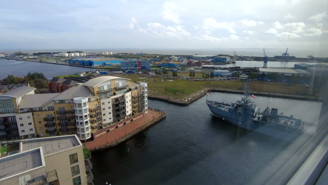 Naval vessels leave ABP Cardiff
