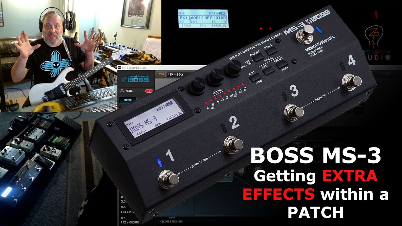 BOSS MS-3 Deep Dive: Getting EXTRA EFFECTS within a patch.