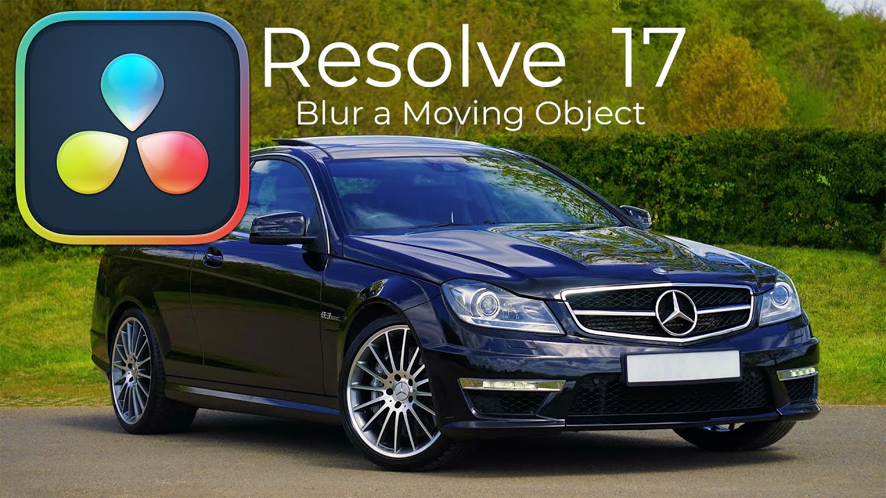 How To Blur A License Plate in DaVinci Resolve 17 - Auto Tracking - Track and Blur A Moving Object