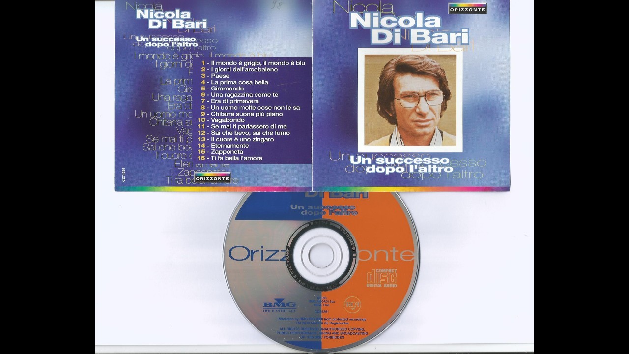 SABATO 21 FEBBRAIO 2026 - PAESE - CANTA NICOLA DI BARI - DEL 1972 -