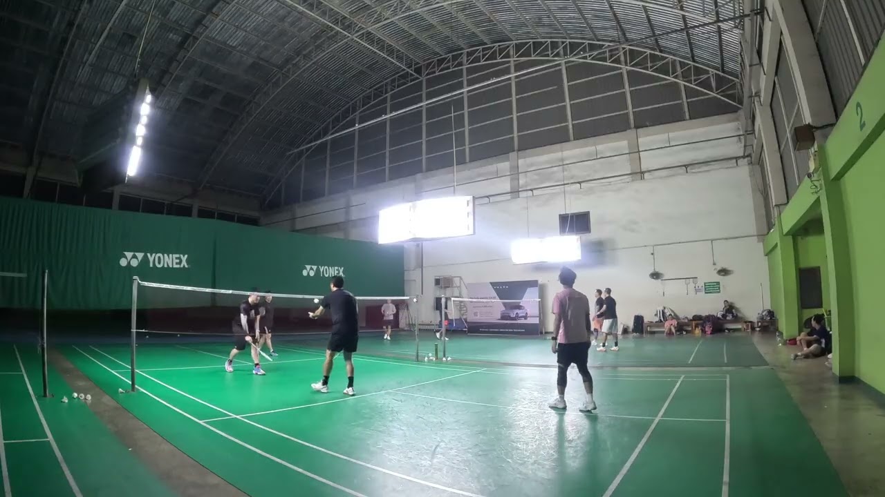 #เพิ่มสุข [Drunker Badminton] Game5 Beer Touch VS Chain Per   4K