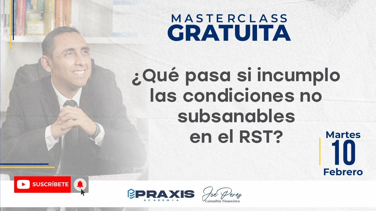 ¿Qué pasa si incumplo las condiciones no subsanables en el RST?
