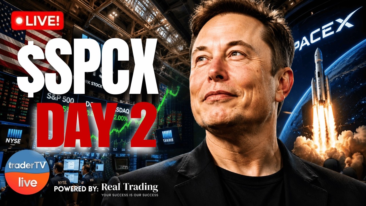 $SPCX Day 2! Memory, Travel Stocks Jump As US/IRAN Deal Reached | Stock Market Live