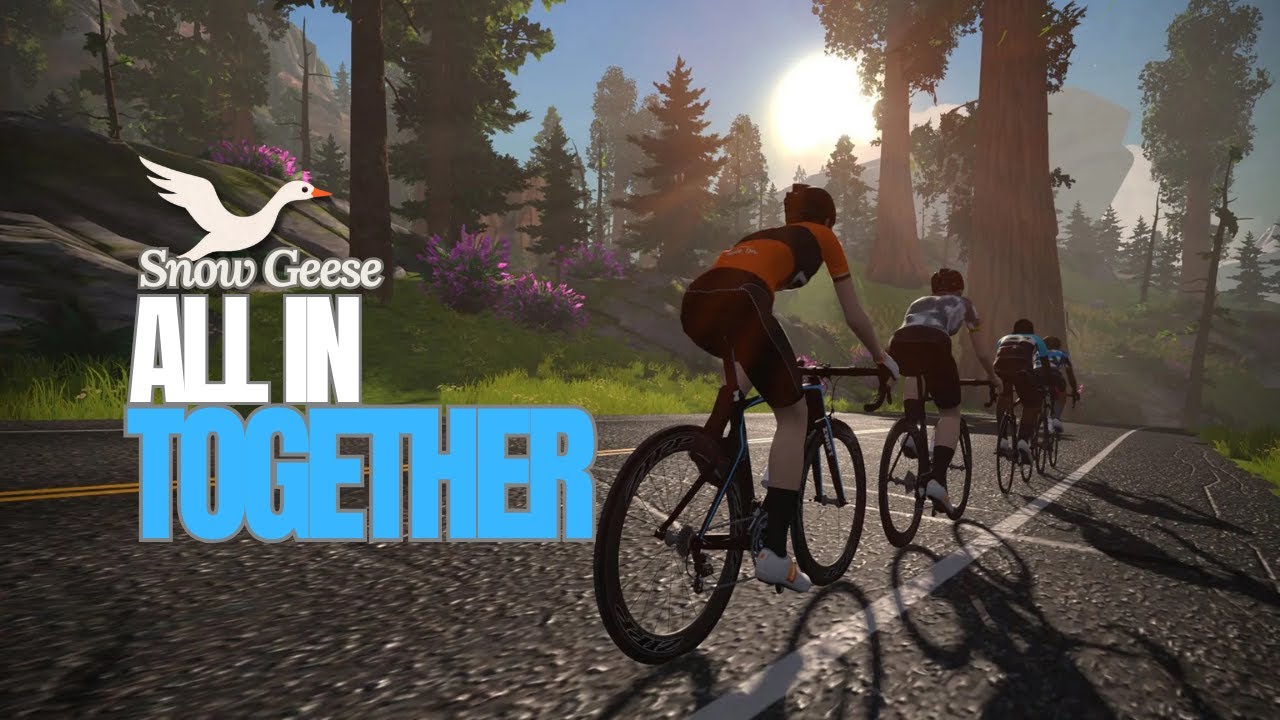 ALL IN TOGETHER… DON’T GET DROPPED 🔥 | Zwift TTT