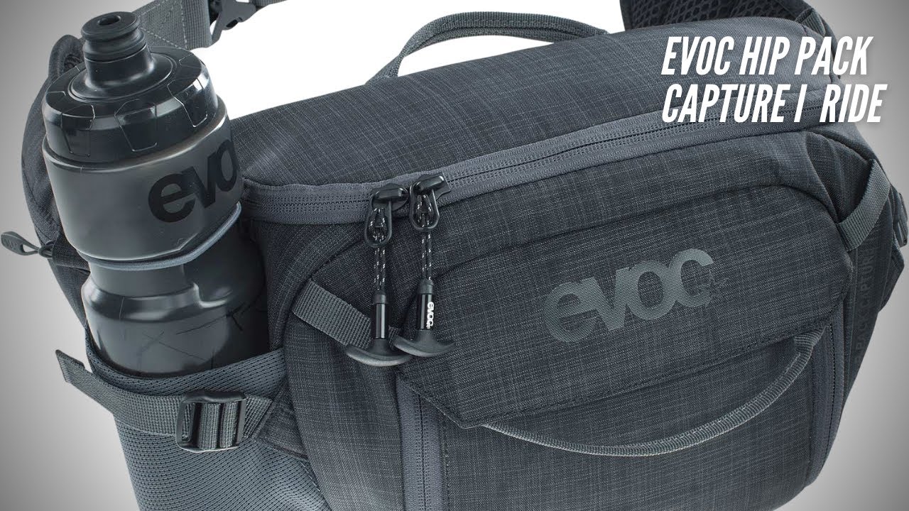 Nerka na rower dla fanów fotografii i małe plecaki - Evoc Hip Pack Capture i Evoc Ride
