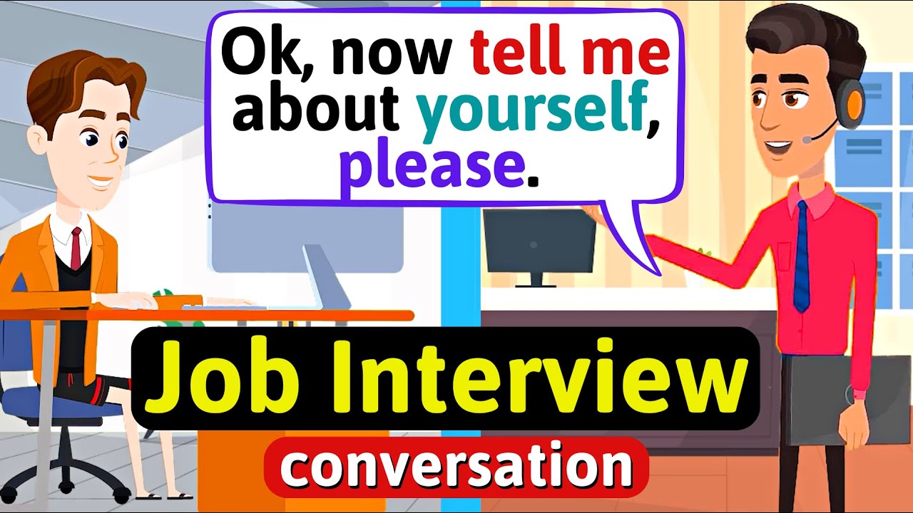 Job interview in English (Online) - English Conversation Practice - Improve Speaking Skills