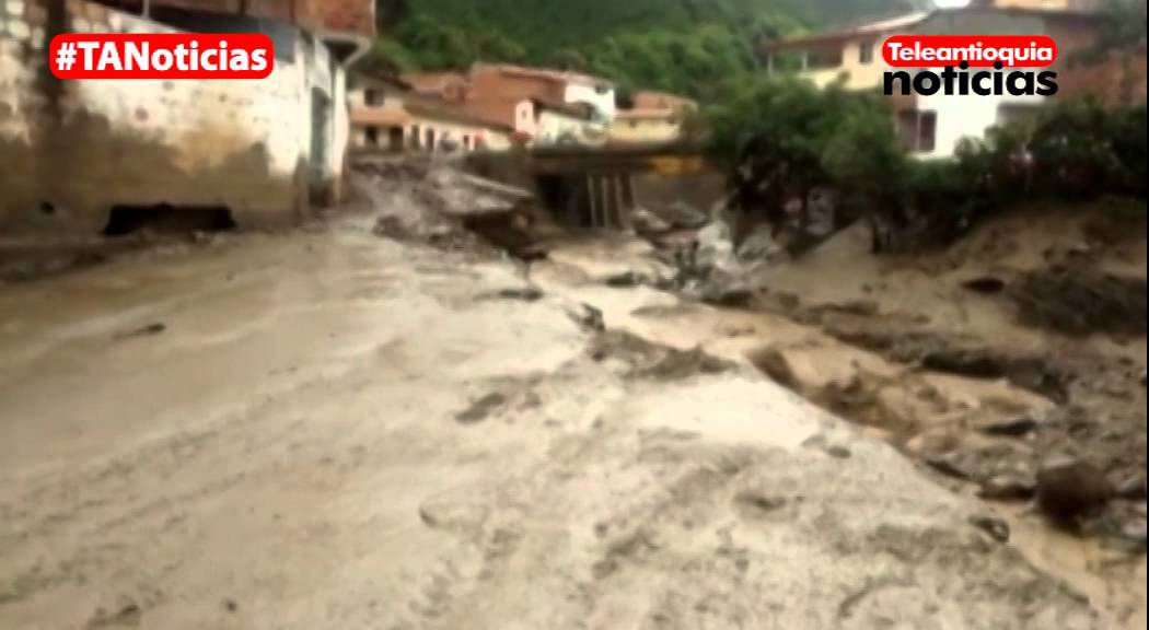 Matías un pequeño de tres años perdió la vida en la avalancha ocurrida en Salgar