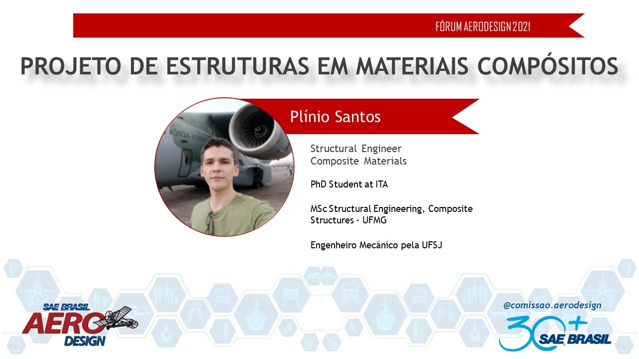 Projeto de Estruturas em Materiais Compósitos com Plinio Santos (ITA)