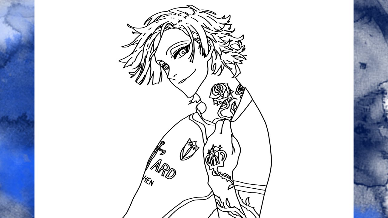 COMO DESENHAR MICHAEL KAISER DE BLUE LOCK