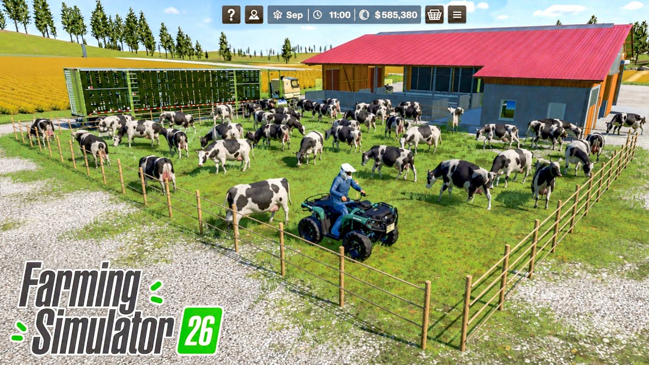 Buying 100+ Cows & Feeding them in Fs26 | Farming Simulator 26