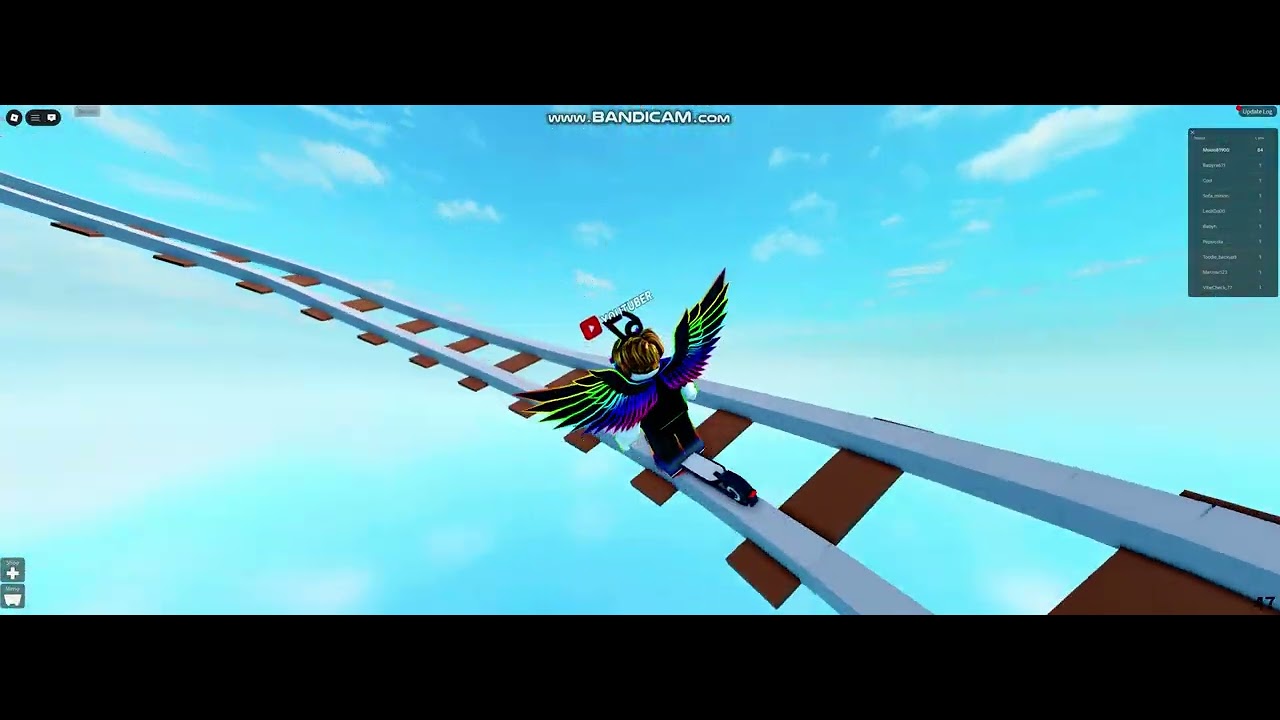 Create a cart ride | Kristopher drop the electricity scooter 🛴 off a high place (roblox)