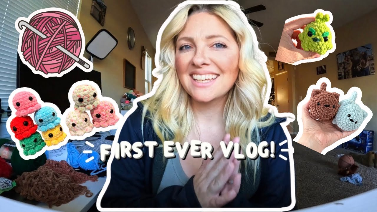 FIRST EVER CROCHET MARKET VLOG 🎀 How much $$ I Made, What I Learned, Market Prep & More! #crochet 