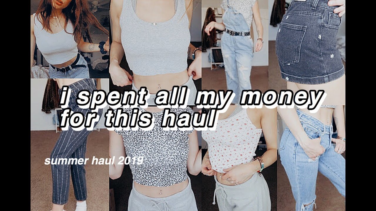 HUGE SPRING TRY-ON HAUL 2019 (urban, brandy, pacsun)