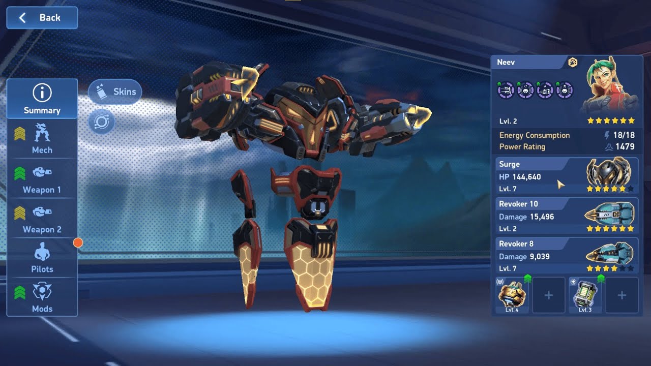 Mech Arena Leveling up Surge 😎🔥💯
