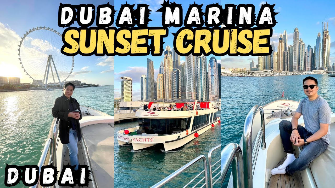 Dubai Marina Sunset Cruise: A Golden Voyage by Xclusive Yachts | Unforgettable Views & Luxury