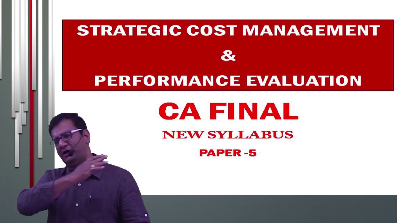 01A CA FINAL cost new syllabus SMPE BY CA SHARAD AGARWAL SIR