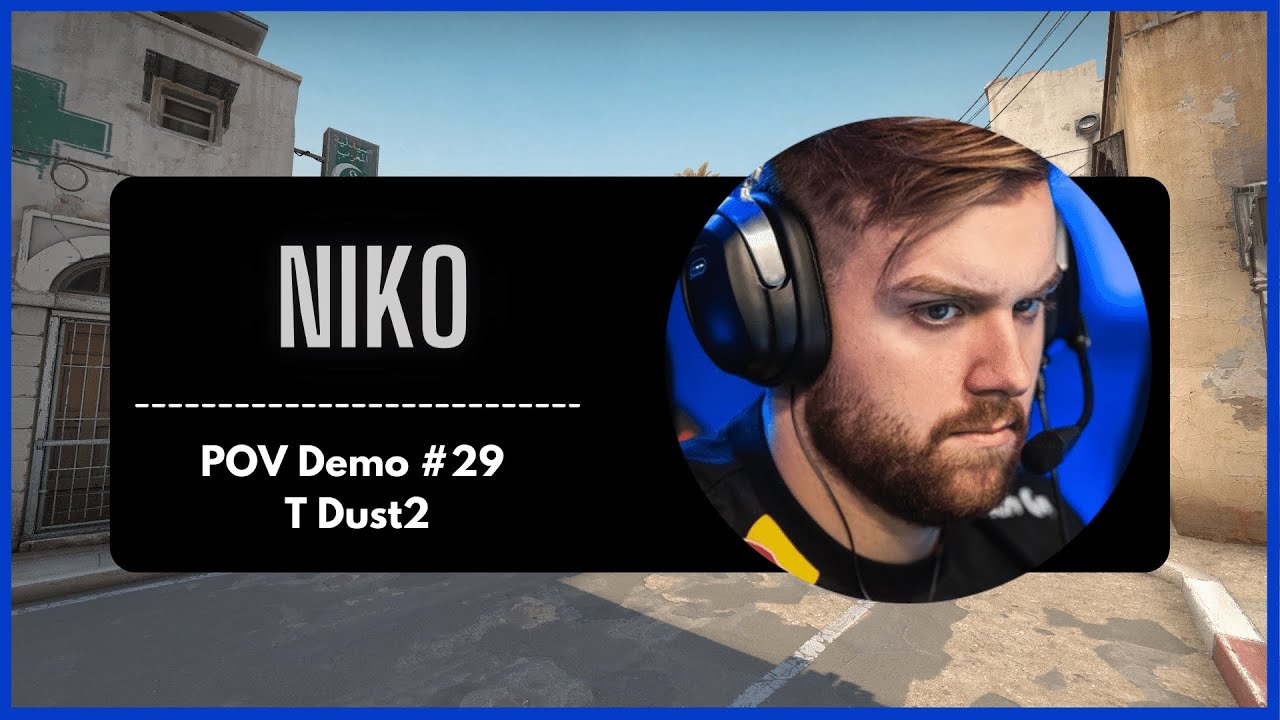 G2 Niko T Side Dust2 (24-13) vs Astralis @ IEM Katowice 2022