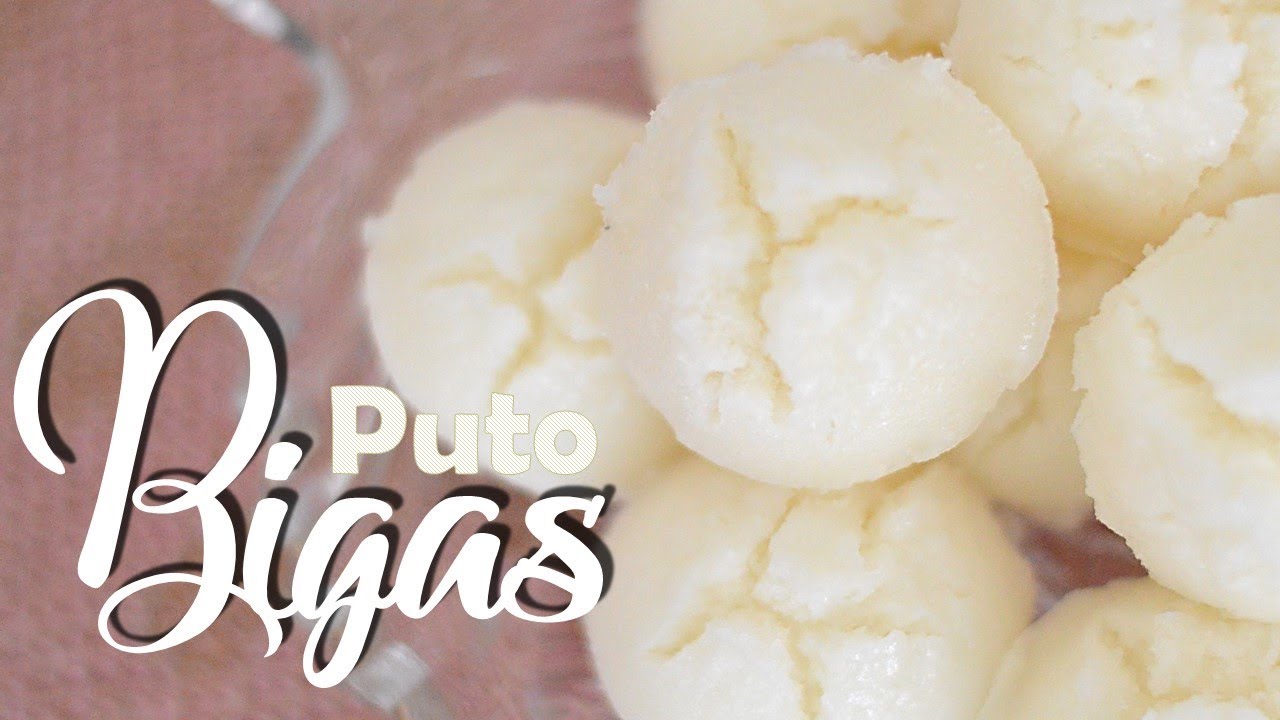 Puto BIGAS using STONE GRINDER (Steamed Real Rice Cake) | ANG SARAP GRABE