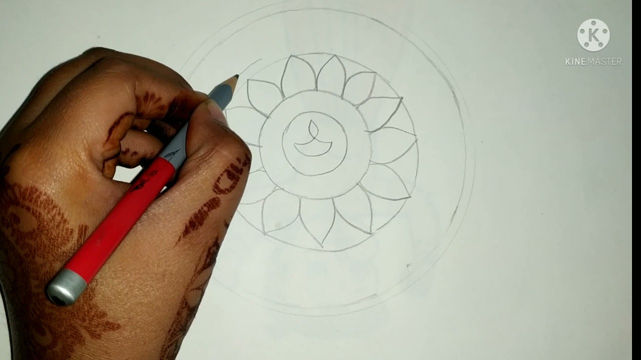 Rangoli design #drawing #viral #trending 