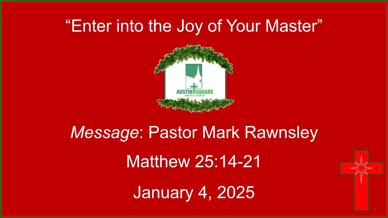 1/4/26 Worship Service