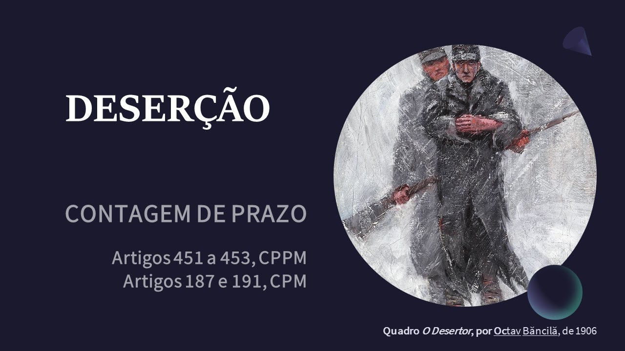 Deserção (como contar o prazo)