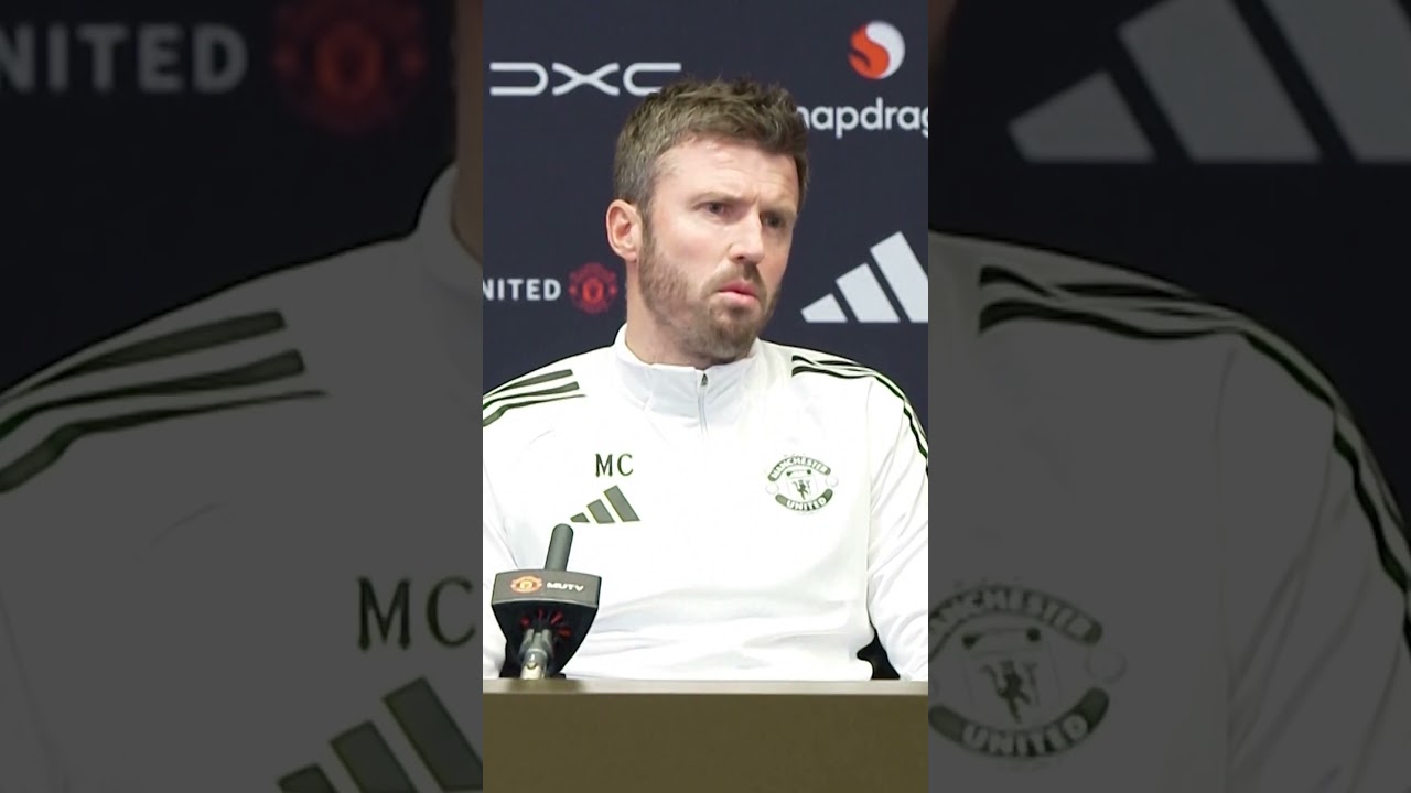 Michael Carrick says he has ‘NO CONCERNS’ over his FUTURE at Manchester United 👀