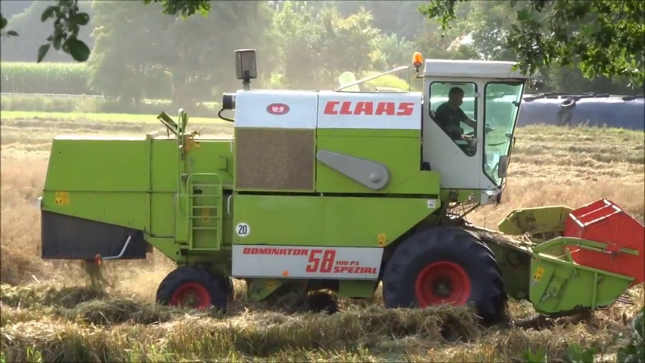 Claas Dominator 58 Spezial - 100 PS  beim Dreschen