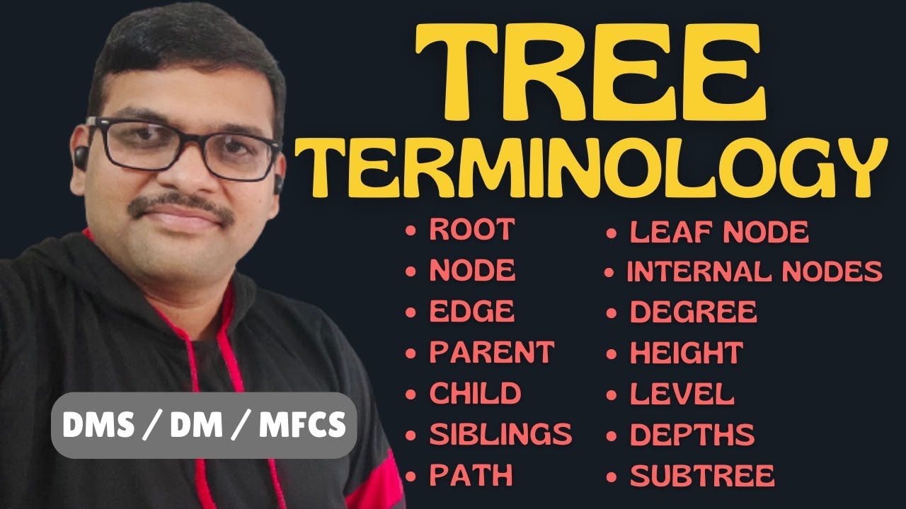 Tree Terminology in Discrete Mathematics || Trees || DMS || DS || MFCS