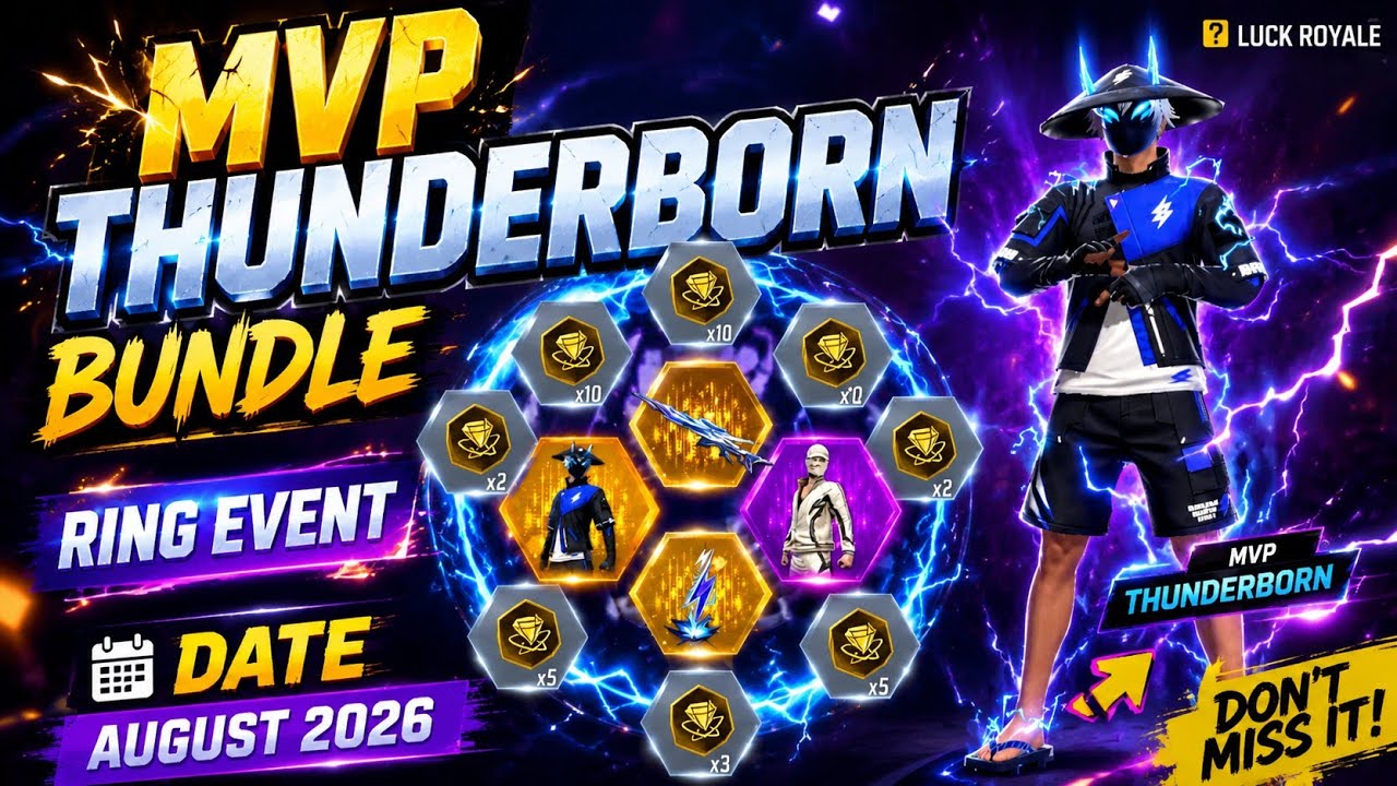 MVP Thunderborn Universal Ring Event Free Fire 🤩🔥| Next Universal Ring Event FF💥| FF New Event Tamil