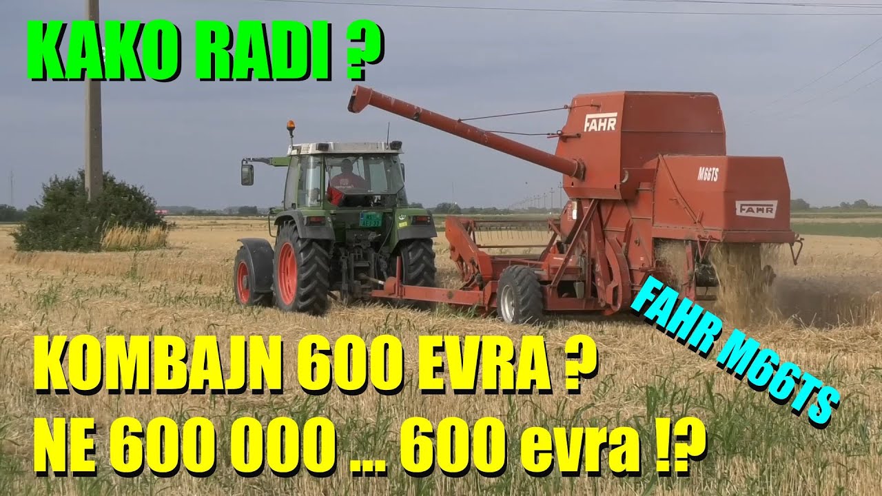 KOMBAJN ZA 600 evra NIJE GREŠKA U KUCANJU  ?! NAJJEFTNIJI KOMBAJN NA SVETU a radi posao - EVO KAKO !