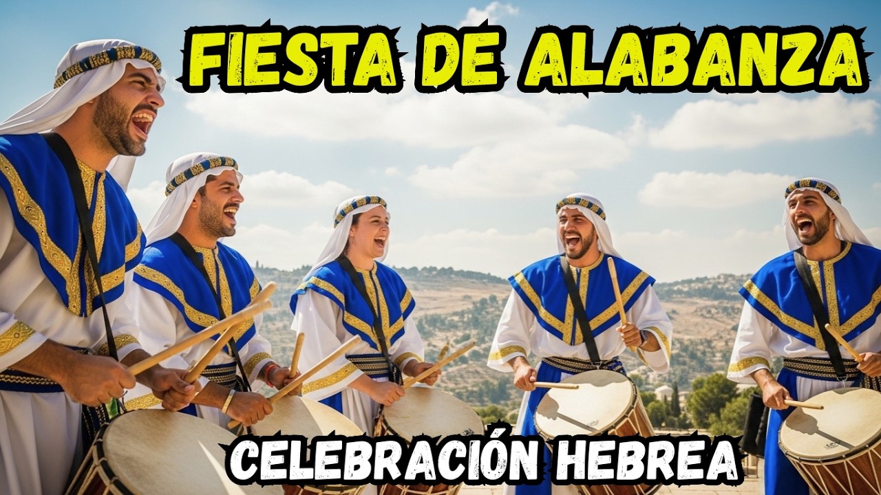 GOZO EN SION 🎶 MÚSICA HEBREA DE CELEBRACIÓN Y ALABANZA
