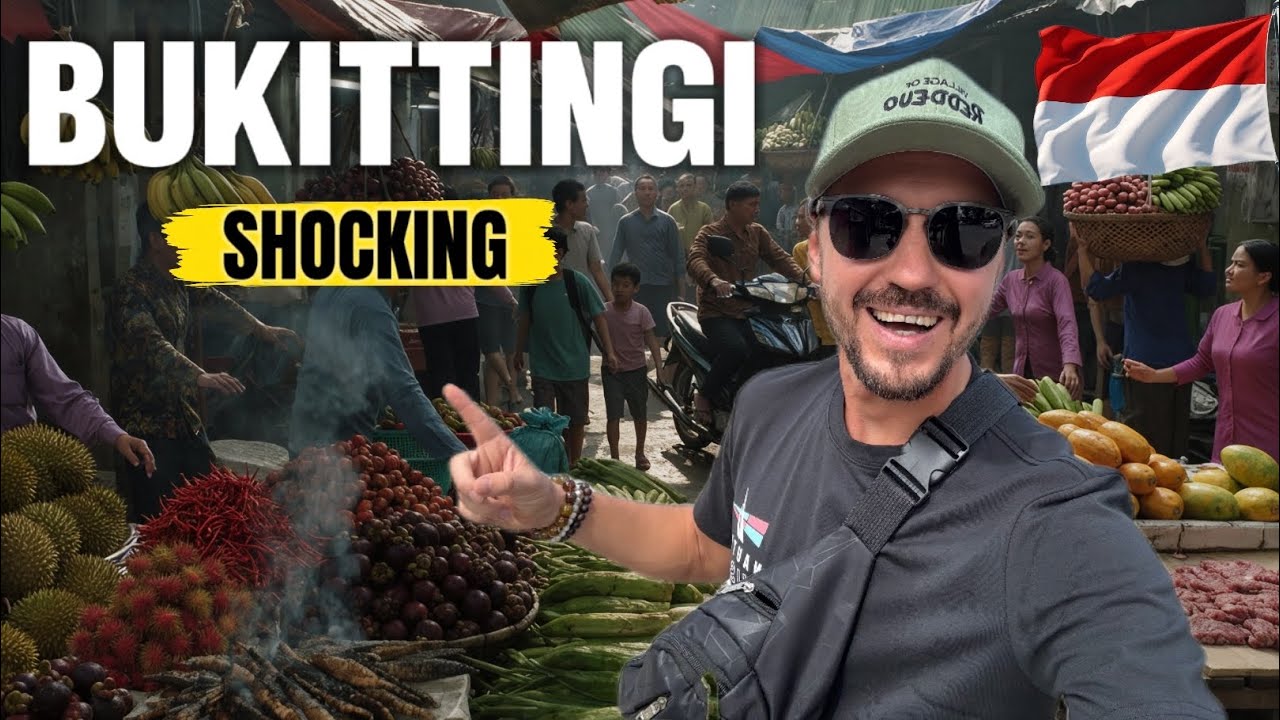 What's REALLY Happening at Bukittinggi's Local Market?🇲🇨