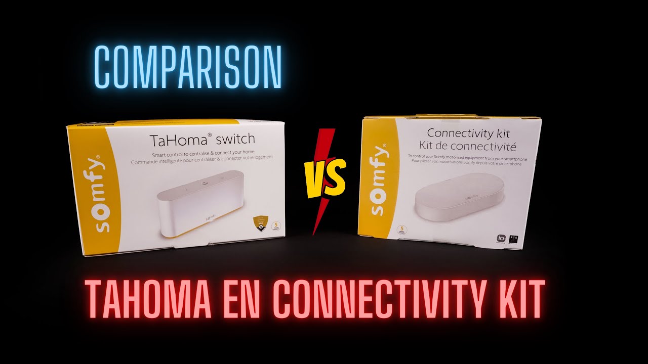 Подробное сравнение нового комплекта подключения Somfy с коммутатором Tahoma
