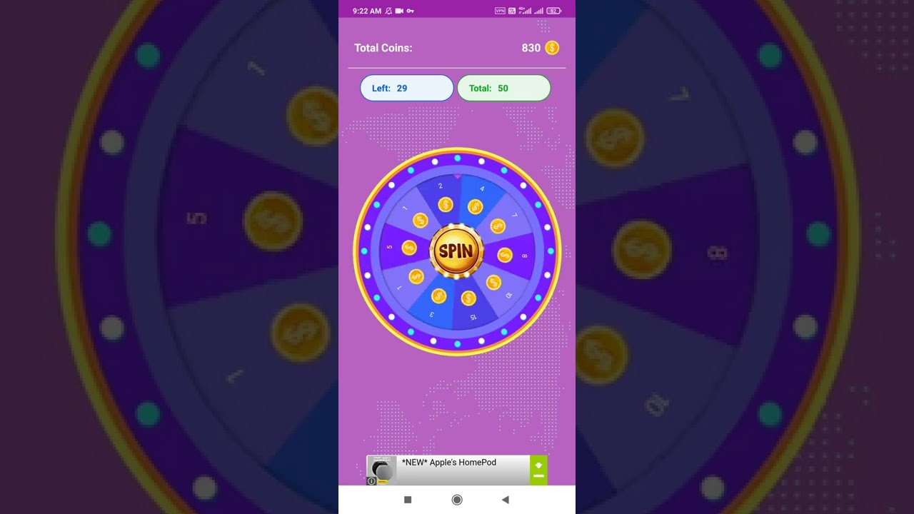 Spin And Win money daily // Daily Reward - Earning App