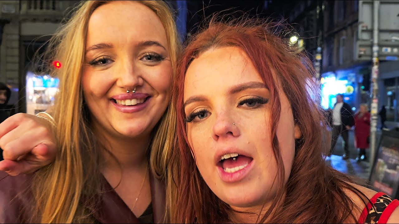 GLASGOW NightLife | Catching the Saturday Night Vibes? | Relaxing CityScapes & PeopleWatching