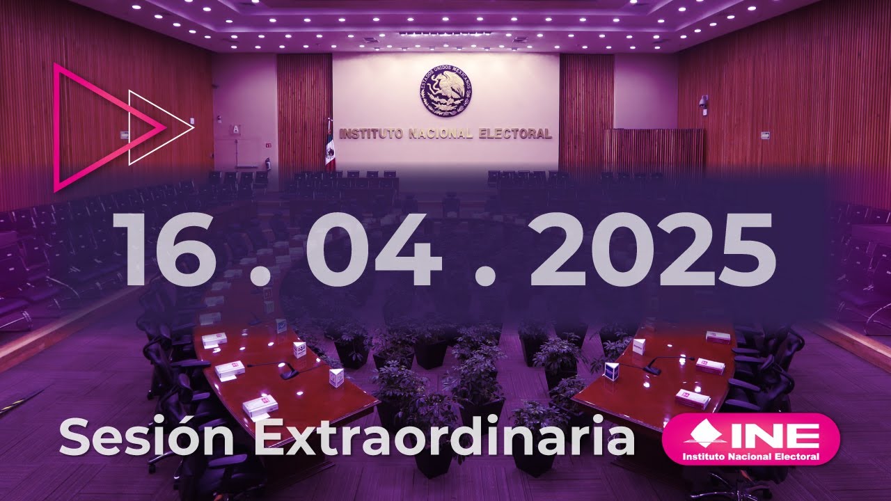 Sesión Extraordinaria del Consejo General (16/04/2025)