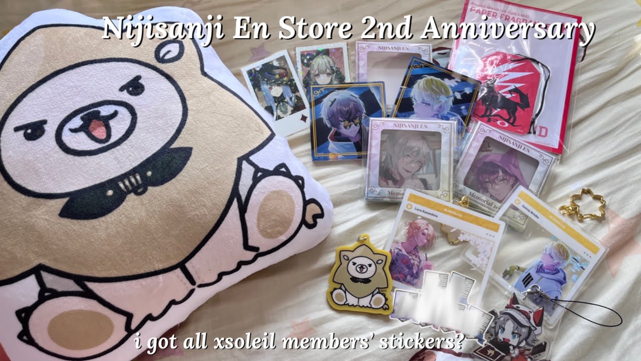 【Unboxing】Nijisanji En Store 2nd Anniversary Merch and Road Trip Themed Merch!!💖