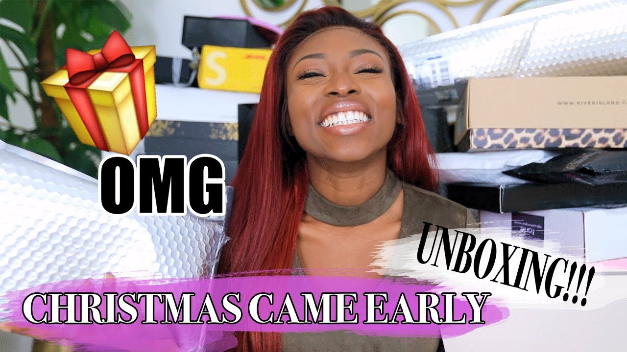 OMG CHRISTMAS CAME EARLY UNBOXING £1000+ WORTH OF PR GOODIES