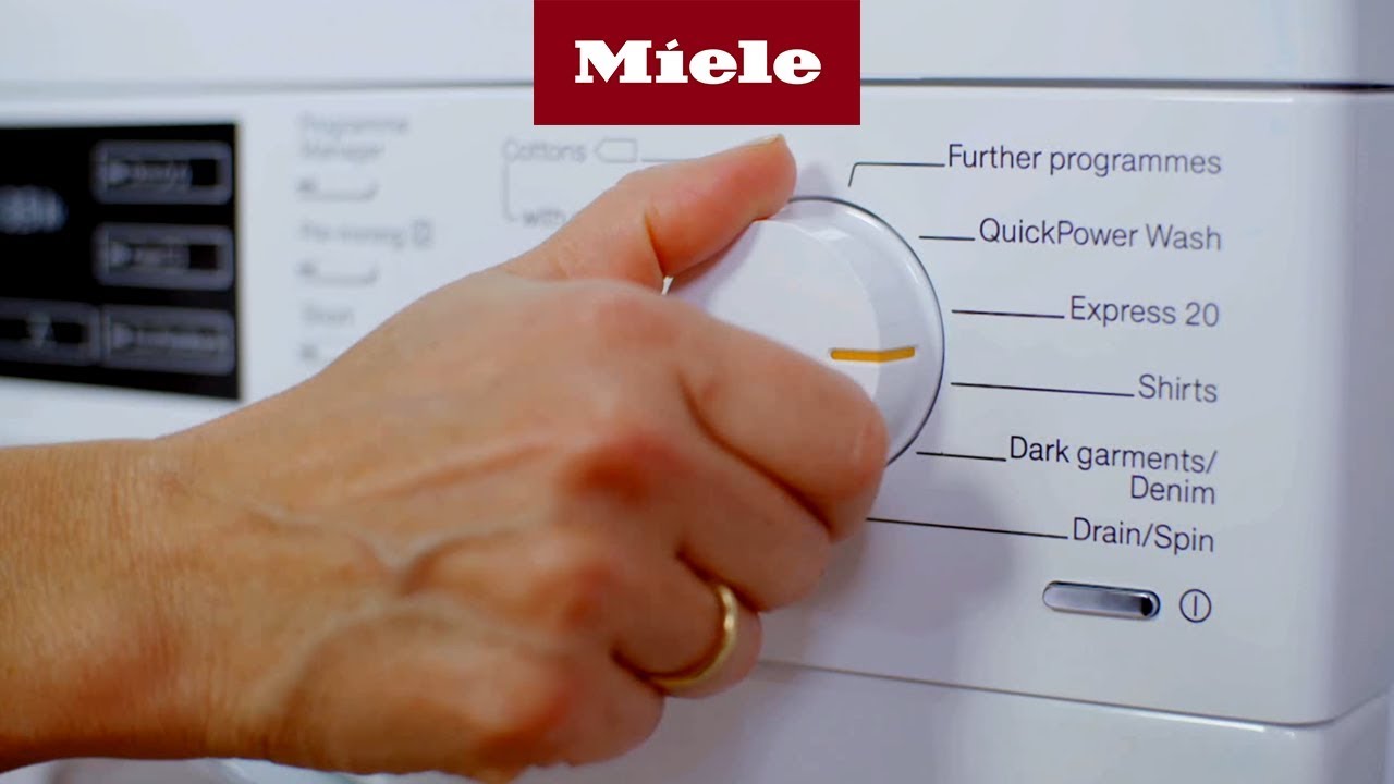 Miele Washing Machines Programs explained | Miele